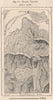 Pacaya Volcano. Guatemala. Central America 1885 old antique map plan chart