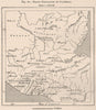 Native populations of Guatemala. Central America 1885 old antique map chart