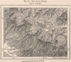 Los Altos region. Guatemala. Central America 1885 old antique map plan chart