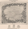 Lake Ilopango. El Salvador. Central America 1885 old antique map plan chart