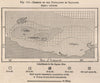 Density of the population of Salvador. El Salvador. Central America 1885 map