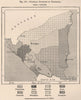 Political divisions of Nicaragua. Central America 1885 old antique map chart