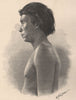 Guatuso Indian. Costa Rica. Central America 1885 old antique print picture