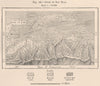Gulf of San Blas. Panama 1885 old antique vintage map plan chart