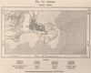 Panama City 1885 old antique vintage map plan chart
