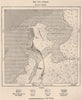 Colon. Panama 1885 old antique vintage map plan chart