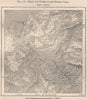 Docks and course of the Panama Canal 1885 old antique vintage map plan chart