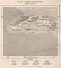 Western division of Cuba 1885 old antique vintage map plan chart