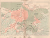 Havana. Cuba 1885 old antique vintage map plan chart