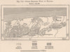 Cuban Seaports West of Havana 1885 old antique vintage map plan chart