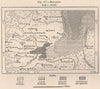 Matanzas. Cuba 1885 old antique vintage map plan chart