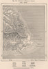 District of Morant, Jamaica 1885 old antique vintage map plan chart