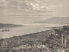 View from the Môle St. Nicolas Peninsula, Haiti. Hispaniola 1885 old print