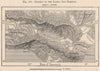 Isthmus of the Lakes, Santo Domingo. Hispaniola. Hispaniola 1885 old map