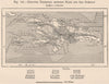 Disputed Terr. Haiti Santo Domingo. Hispaniola. Hispaniola 1885 old map