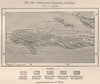 South-West Peninsula of Haiti. Hispaniola 1885 old antique map plan chart