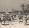 Group of Haitians. Hispaniola 1885 old antique vintage print picture