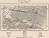 Samana Bay. Dominican Republic. Hispaniola 1885 old antique map plan chart