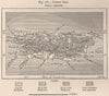 Puerto Rico 1885 old antique vintage map plan chart