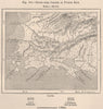 South-West corner of Puerto Rico 1885 old antique vintage map plan chart