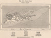Saint Croix. Virgin Islands. St Croix 1885 old antique vintage map plan chart