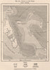 Tongue of the Ocean. Bahamas 1885 old antique vintage map plan chart