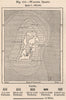 Watling Island (San Salvador) . Bahamas 1885 old antique map plan chart