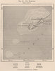 The Bermudas 1885 old antique vintage map plan chart