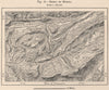 Sierra Nevada de Merida. Venezuela 1885 old antique vintage map plan chart