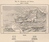 Barcelona and Cumana. Venezuela 1885 old antique vintage map plan chart