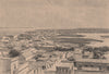 General view of Ciudad Bolivar. Venezuela 1885 old antique print picture