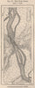 The Nare Gorge, Rio Magdalena. Plato. Colombia 1885 old antique map plan chart
