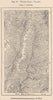 Upper Cauca Valley. Valle del Cauca, Colombia 1885 old antique map plan chart