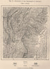Goldfields of the department of Antioquia. Colombia 1885 antique map chart