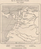 Communications of Colombia 1885 old antique vintage map plan chart