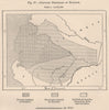 Disputed frontiers of Ecuador 1885 old antique vintage map plan chart