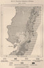 Geological formation of Ecuador 1885 old antique vintage map plan chart