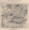 Tunguraghua and Pastaza Gorge. Ecuador 1885 old antique vintage map plan chart