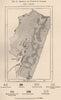 Rainfall and Forests of Ecuador 1885 old antique vintage map plan chart