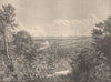 Ecuador scenery. view on the Pastaza river east of El Altar 1885 old print