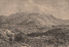 East view of Quito & Mount Pichincha, from La Loma de Puengasi. Ecuador 1885