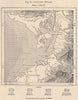 Guayaquil Estuary. Ecuador. Isla Puna 1885 old antique vintage map plan chart