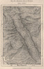 Parque Nacional Huascarán, Cordillera Blanca, Huaylas. Peru 1885 old map