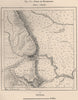 Pongo de Manseriche, Marañón River, Peru. Gold mines 1885 antique map