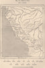 Mines of Peru 1885 old antique vintage map plan chart