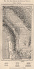 Ancient Lake of the Bolivian Plateau 1885 old antique vintage map plan chart