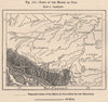 Basin of the Madre de Dios. Andean States. Bolivia Peru Brazil 1885 old map