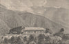 Yungas scenery - Cussillani Hacienda. Bolivia 1885 old antique print picture