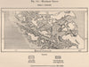 Magellan Strait. Chile 1885 old antique vintage map plan chart