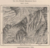 Volcanic Descabezado group.Descabezado Grande/Chico.Cerro Azul.Chile 1885 map